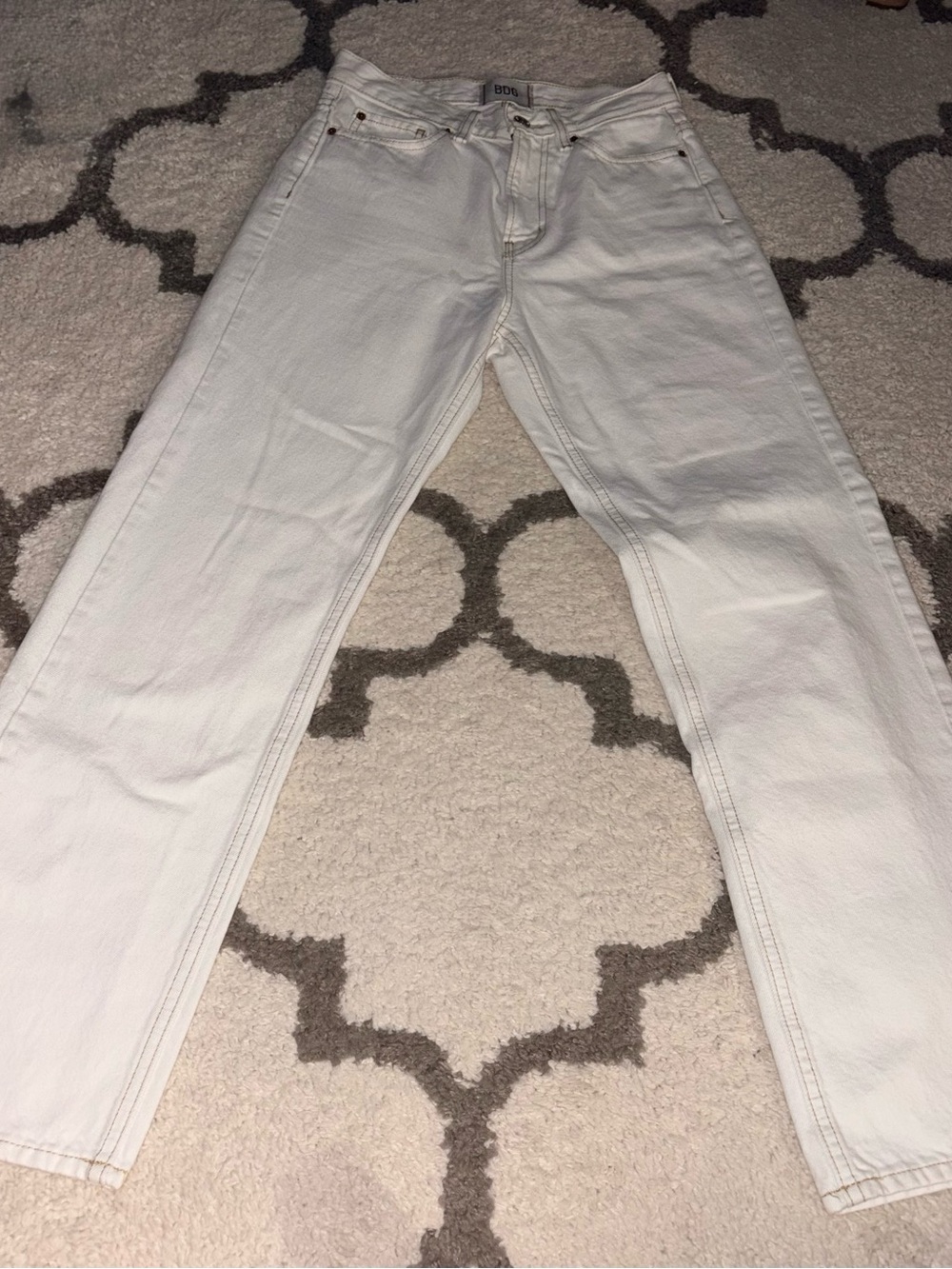 BDG Cream Wide-Leg Women’s Jeans